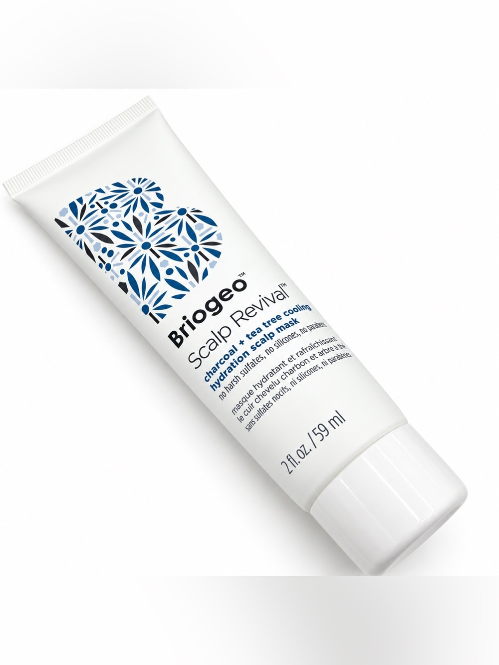 Briogeo Scalp Revival Charcoal Tea Tree Cooling Hydration Scalp Mask 2 oz New